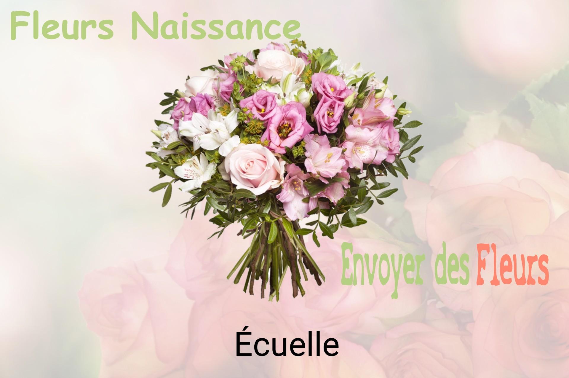 Bouquet de fleurs de naissance livré à Écuelle